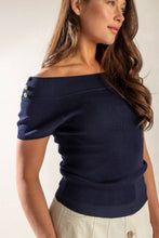 Load image into Gallery viewer, Navy Top
