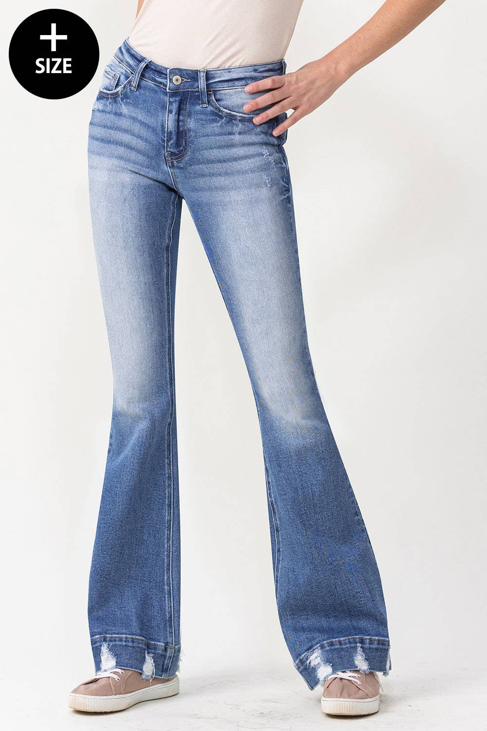 Mid-Rise Flare Curvy